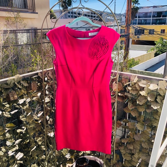 Trina Turk Rosette Mid-Length Dress - Picture 2 of 11